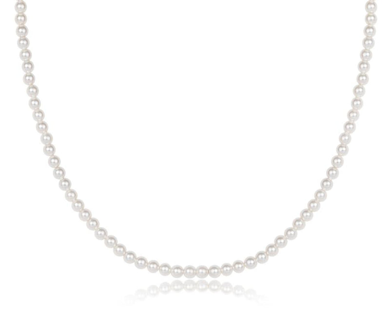 enewton • 17" Choker Beaded-Classic Pearl 3mm