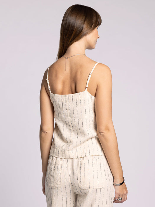 Thread & Supply • Ventura Tank - Off White & Black