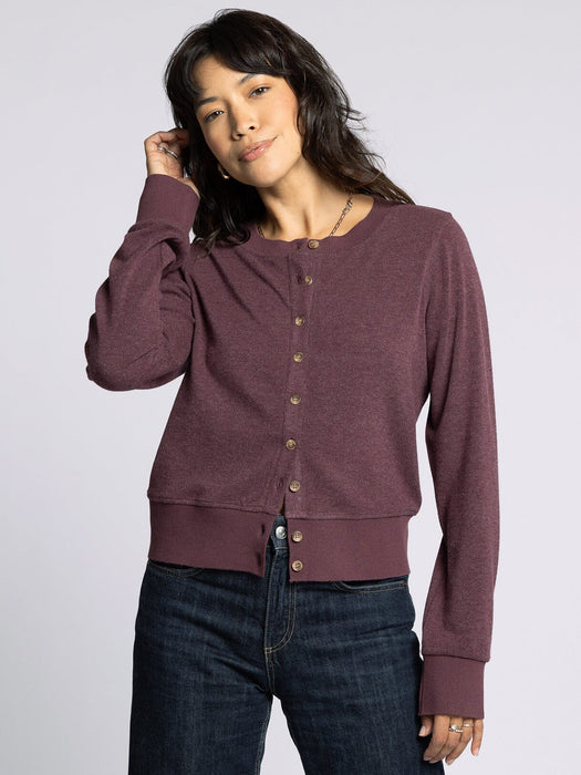 Thread & Supply • Monica Cardigan - Heather Wine
