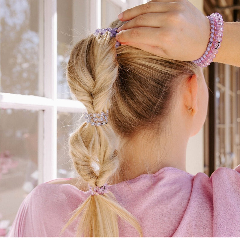 Teleties • Spiral Hair Coils - Lavender Mist (Small)