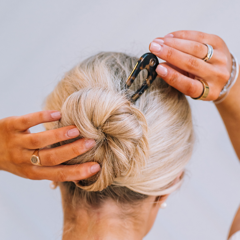 Teleties • French Hair Pin - Tortoise