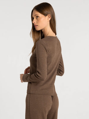 Thread & Supply • Luisa Top - Brown/Heather
