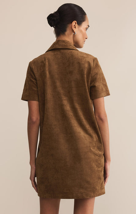 Z Supply • Kellie Suede Mini Dress - Coconut
