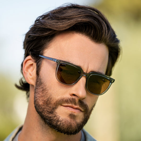Wearme Pro •  Abner Polarized Crystal Stone Blue/Brown Lens