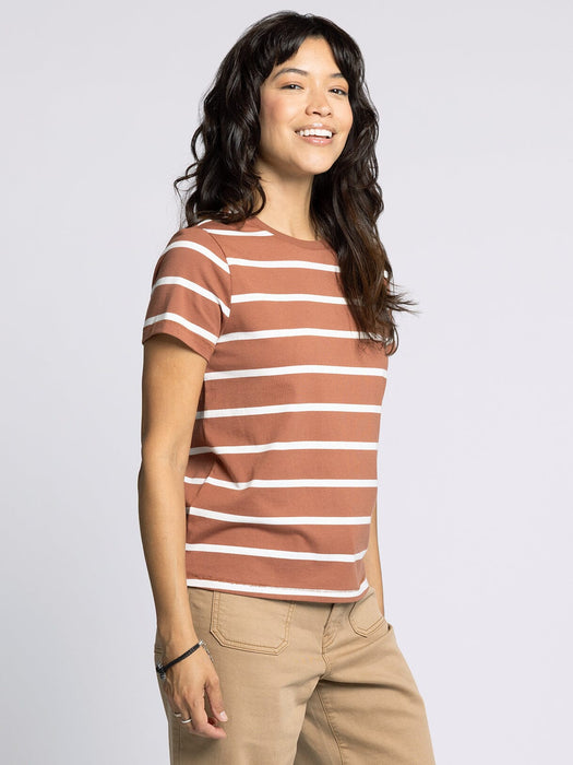 Thread & Supply • Asher Tee - Brown & White