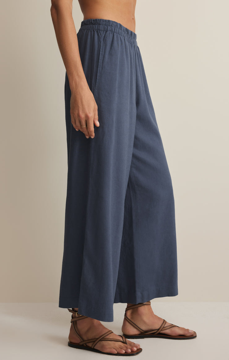 Z Supply • Scout Linen Pants - Vintage Indigo