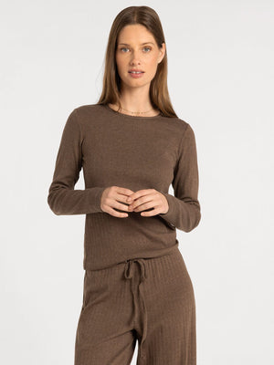 Thread & Supply • Luisa Top - Brown/Heather