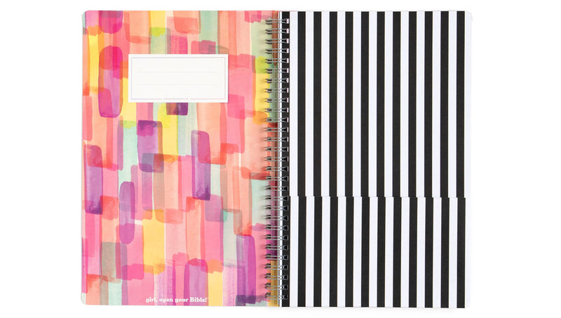 Church Notes • Hot Pink Bible Study Notebook By Girl, Open Your Bible!