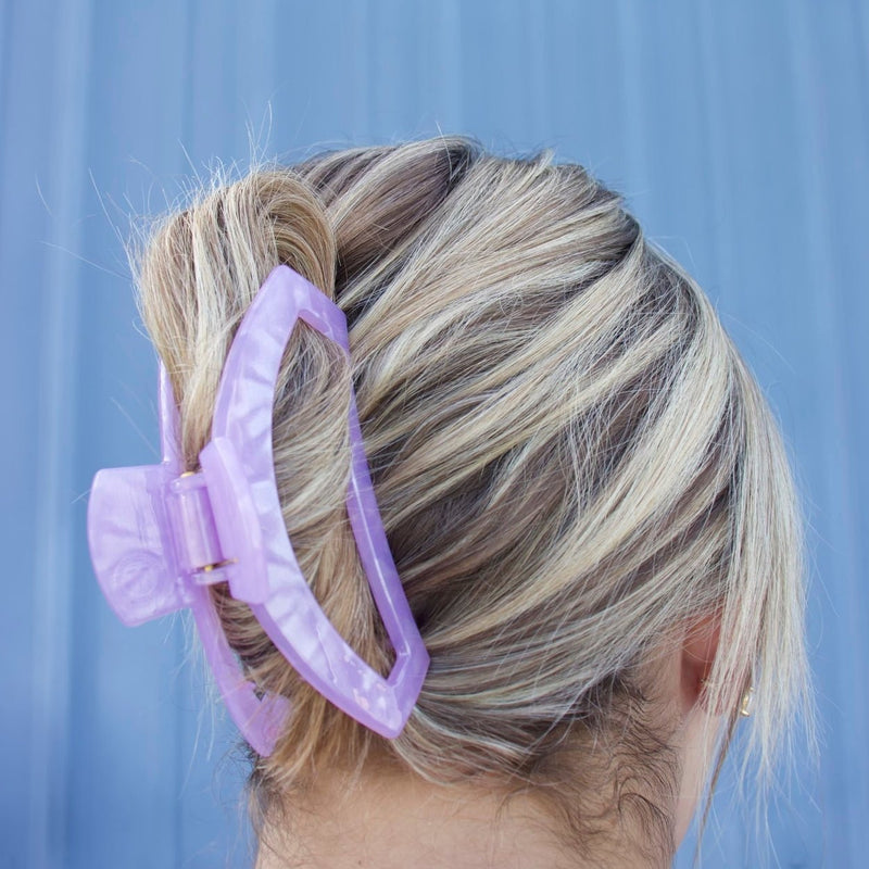 Teleties • Open Hair Clip - Lavender Mist (Large)