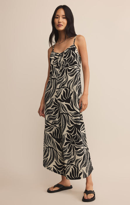 Z Supply • Flared Isla Leaf Jumpsuit - Black