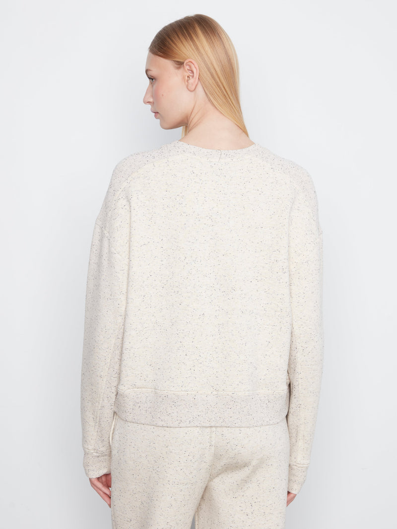 Charlie B • Crewneck Soft Scuba Top - Cookie & Cream