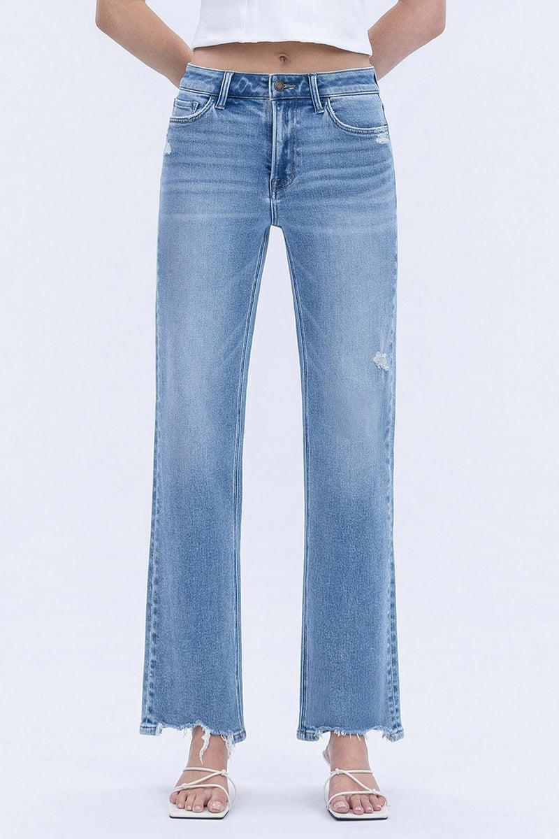 Lovervet High Rise Slim Wide Glowing