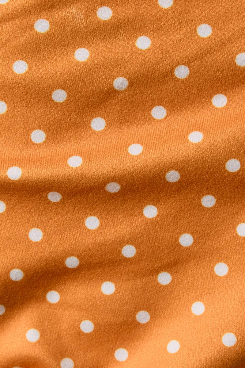 Polka Dot Top - Orange
