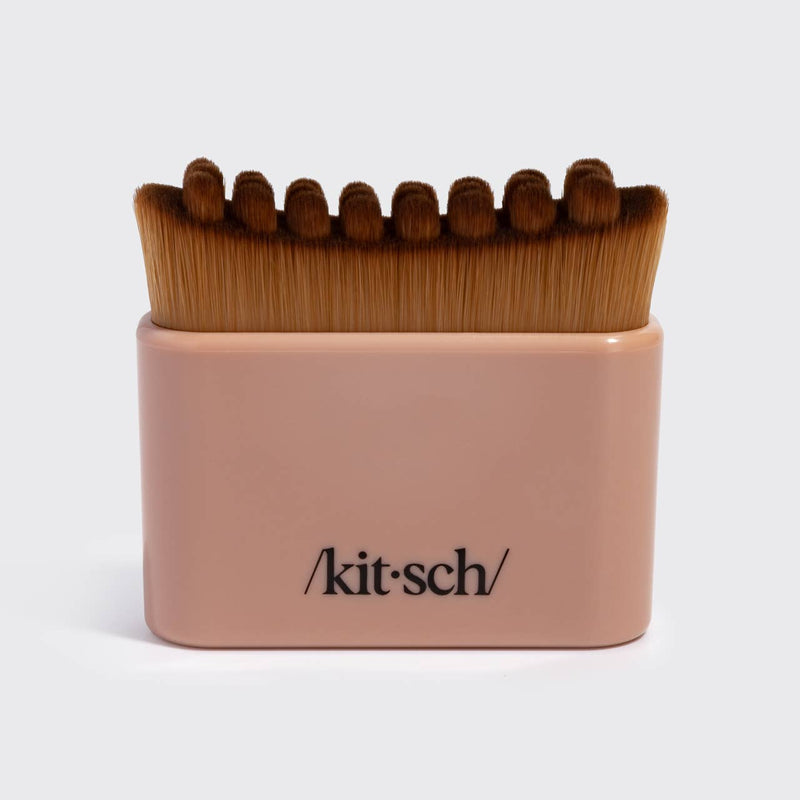 Kitsch • Lymphatic Contour Face Brush - Terracotta