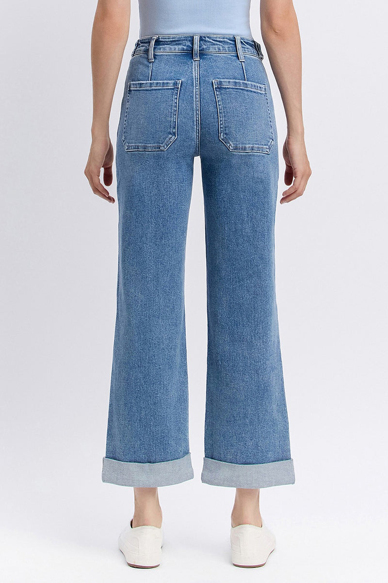 Vervet • Cuffed Cropped Slim Wide - Multilove