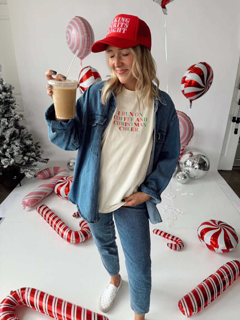 Coffee & Christmas Cheer Tee
