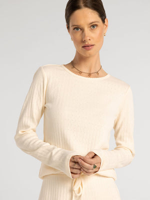 Thread & Supply • Luisa Top - Eggnog