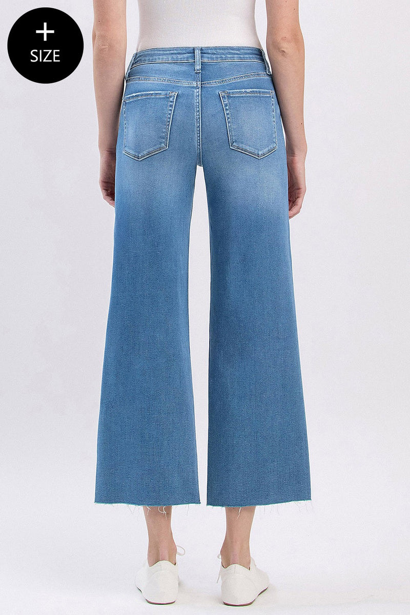 Vervet Aileeah High Rise Super Soft Crop Slim Wide Right