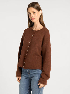Thread & Supply • Dover Cardigan - Heather Mahogany