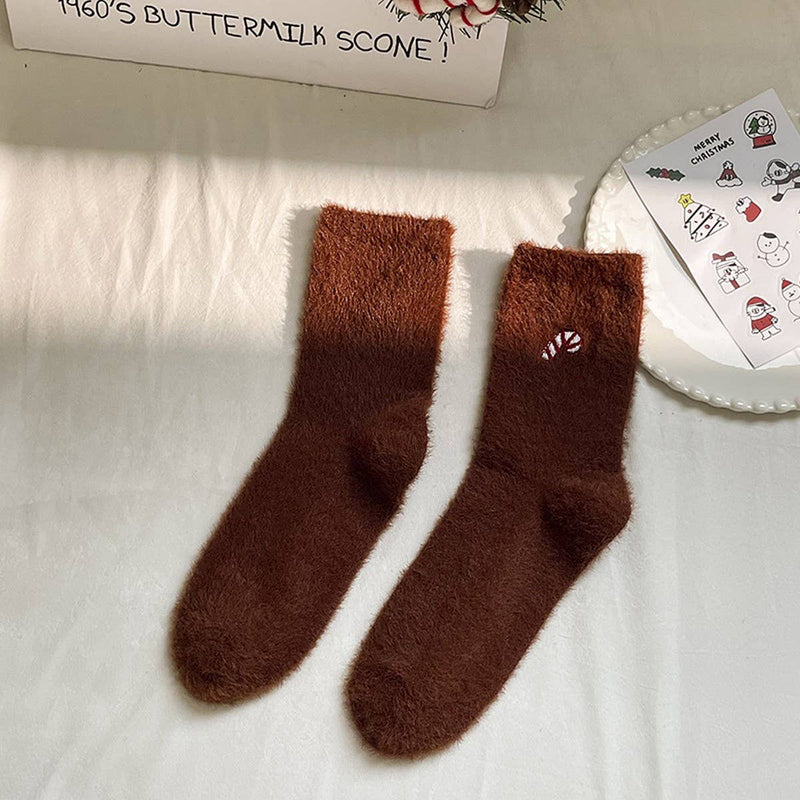 Christmas Socks - Coffee