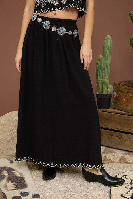 Midi Skirt - Black