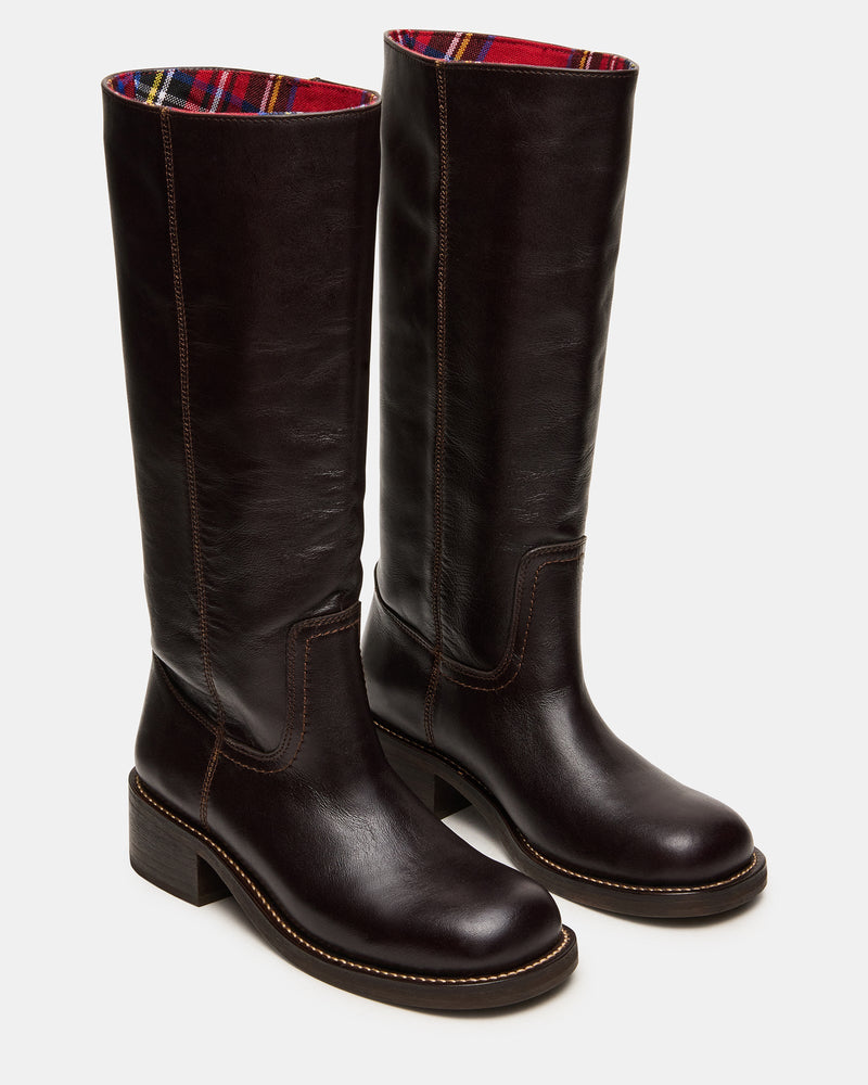 Steve Madden • Riggs Brown Plaid Boots