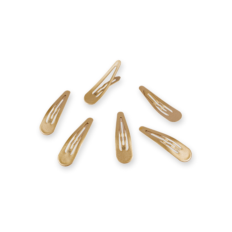 Teleties • 6 Snap Clips - Gold