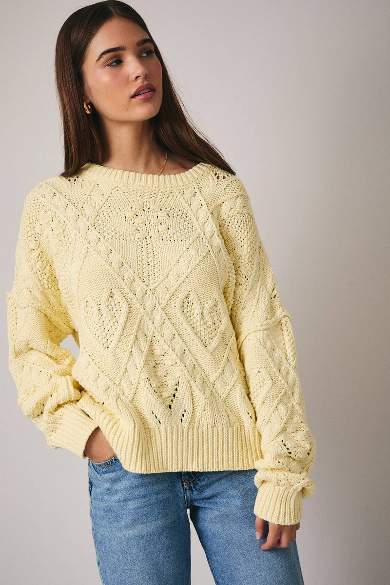 Oversized Sweater - Butter