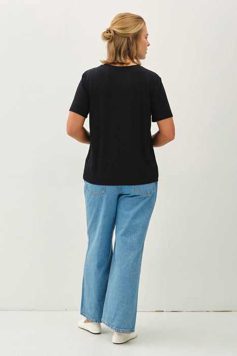 Basic Short Sleeve Tee - Black