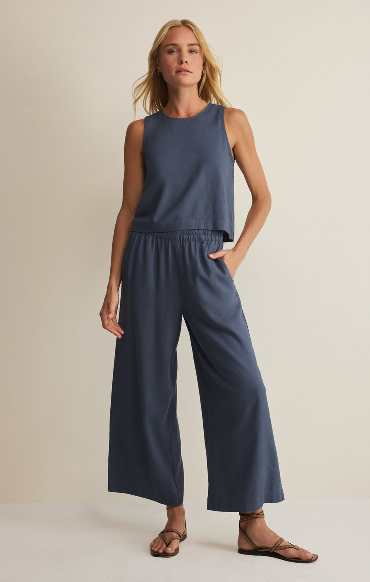 Z Supply • Scout Linen Pants - Vintage Indigo