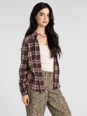Thread & Supply • Daphne Shirt - Mauve & Rose