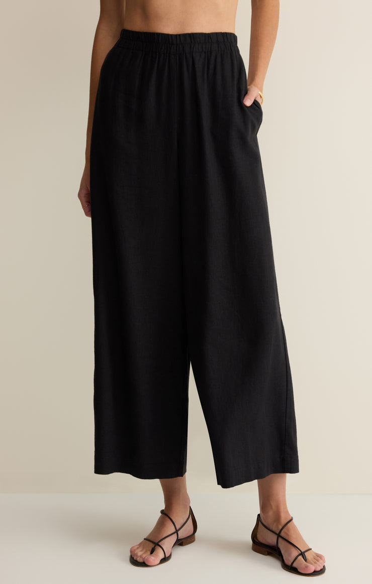 Z Supply • Scout Linen Pants - Black