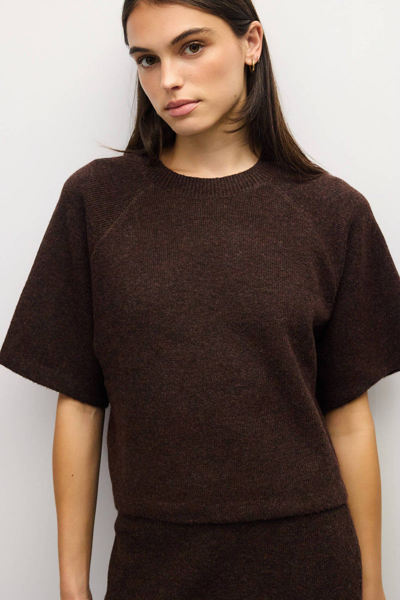 The Danica Top | Sweater Top - Brown