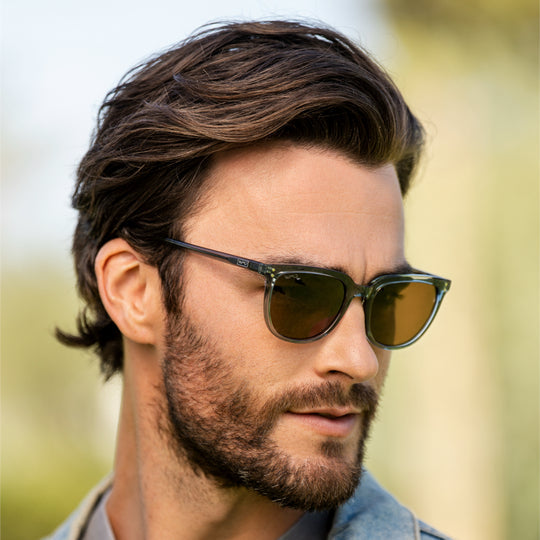 Wearme Pro •  Abner Polarized Crystal Stone Blue/Brown Lens
