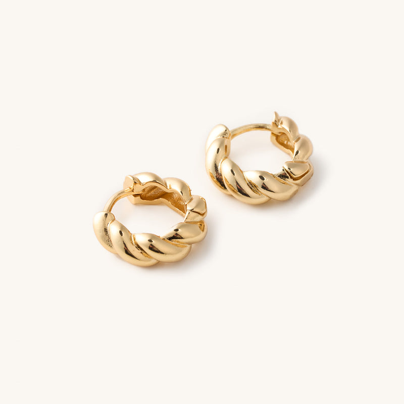 Nikki Smith Designs • Gold Croissant Huggies