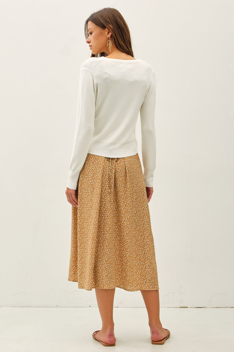 Ribbed Cardigan - Off-White