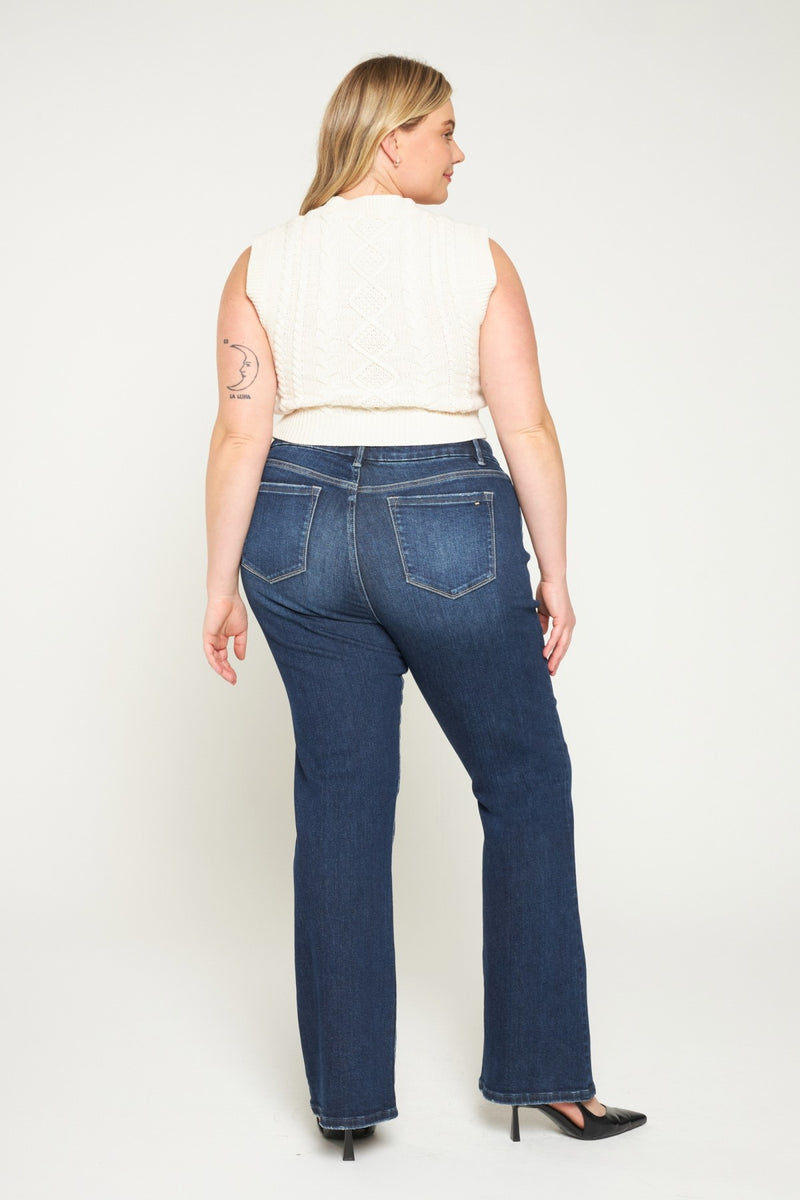 Mid Rise Boot Cut - Cat's Eye