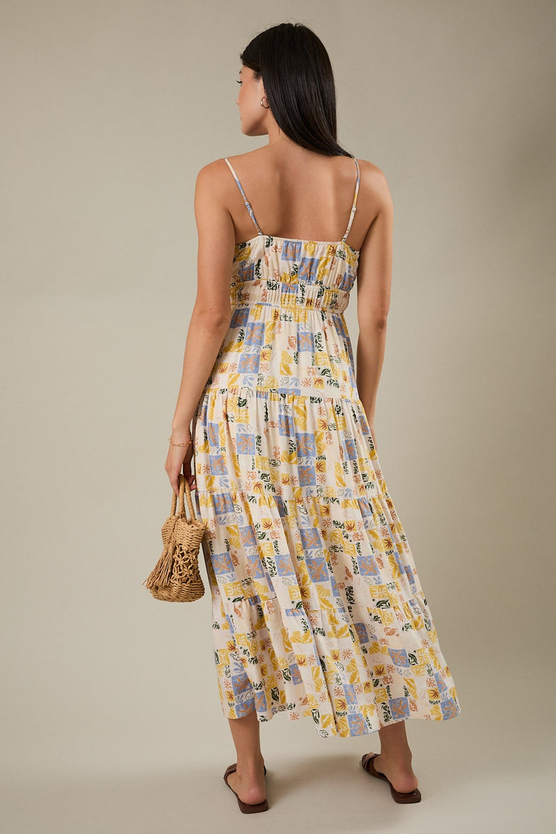 Floral Maxi Dress - Blush