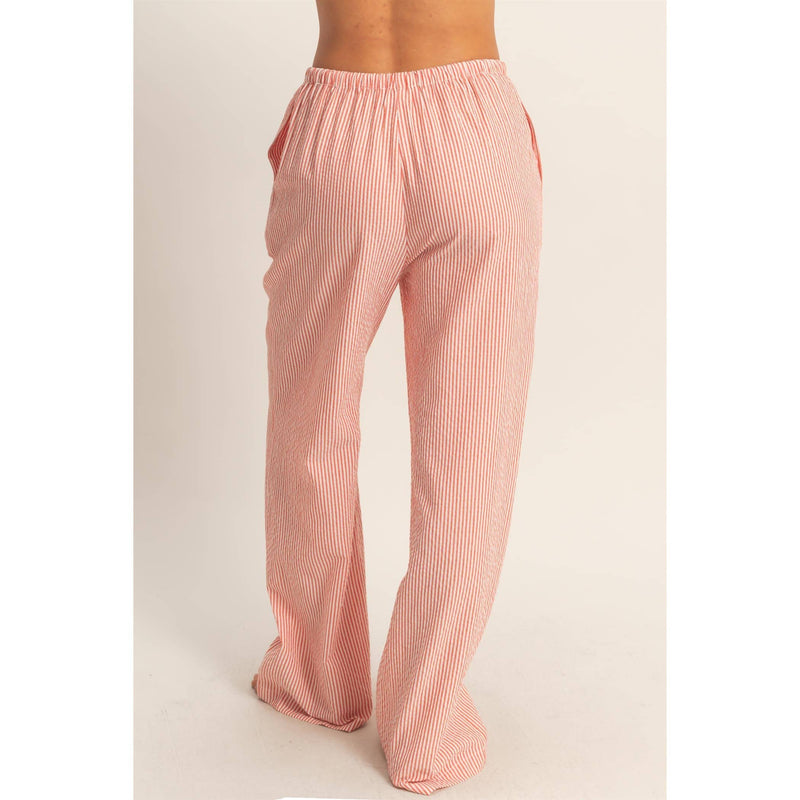 Striped Pants - Red