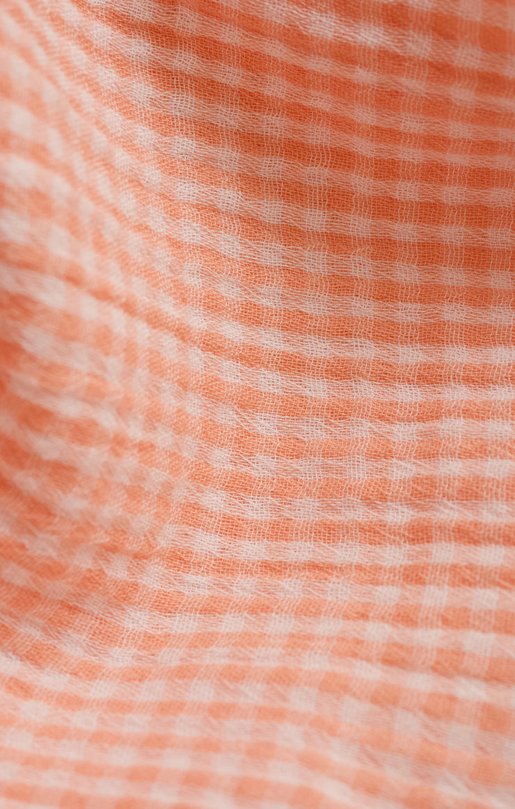 Z Supply • Classic Gingham Top - Cantaloupe