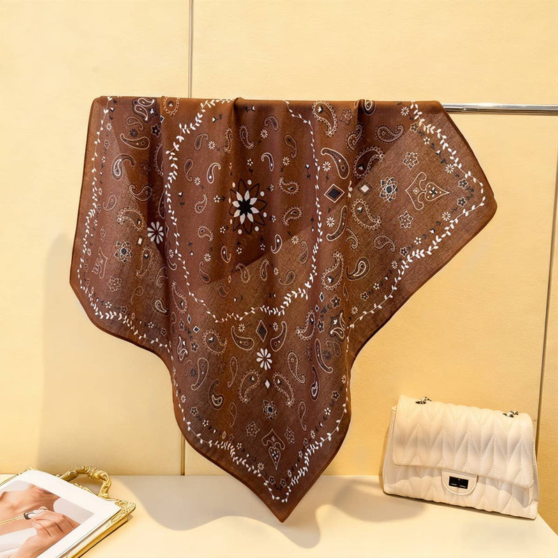 Herringbone Scarf - Dark Brown