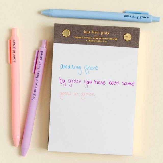 Church Notes • Grace Bible Study Pen Set