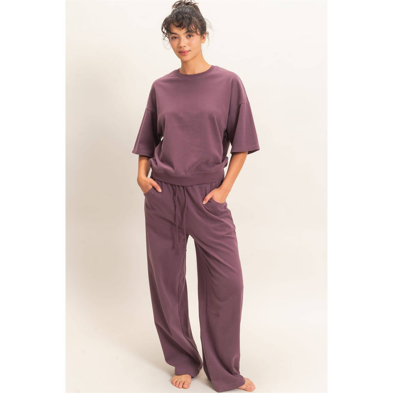 Washed Sweatpants - Cocoa