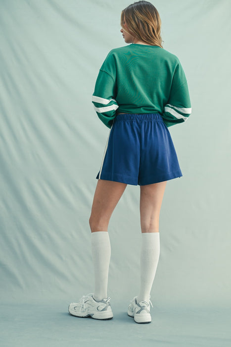 French Terry Shorts - Navy