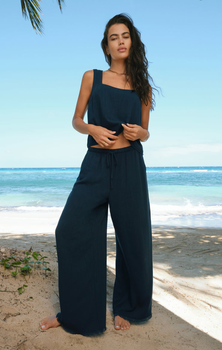 Z Supply • Soren Linen Pants - Eclipse