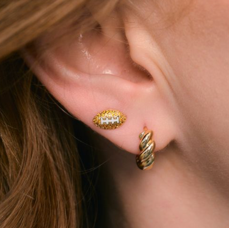 Nikki Smith Designs • Football Studs