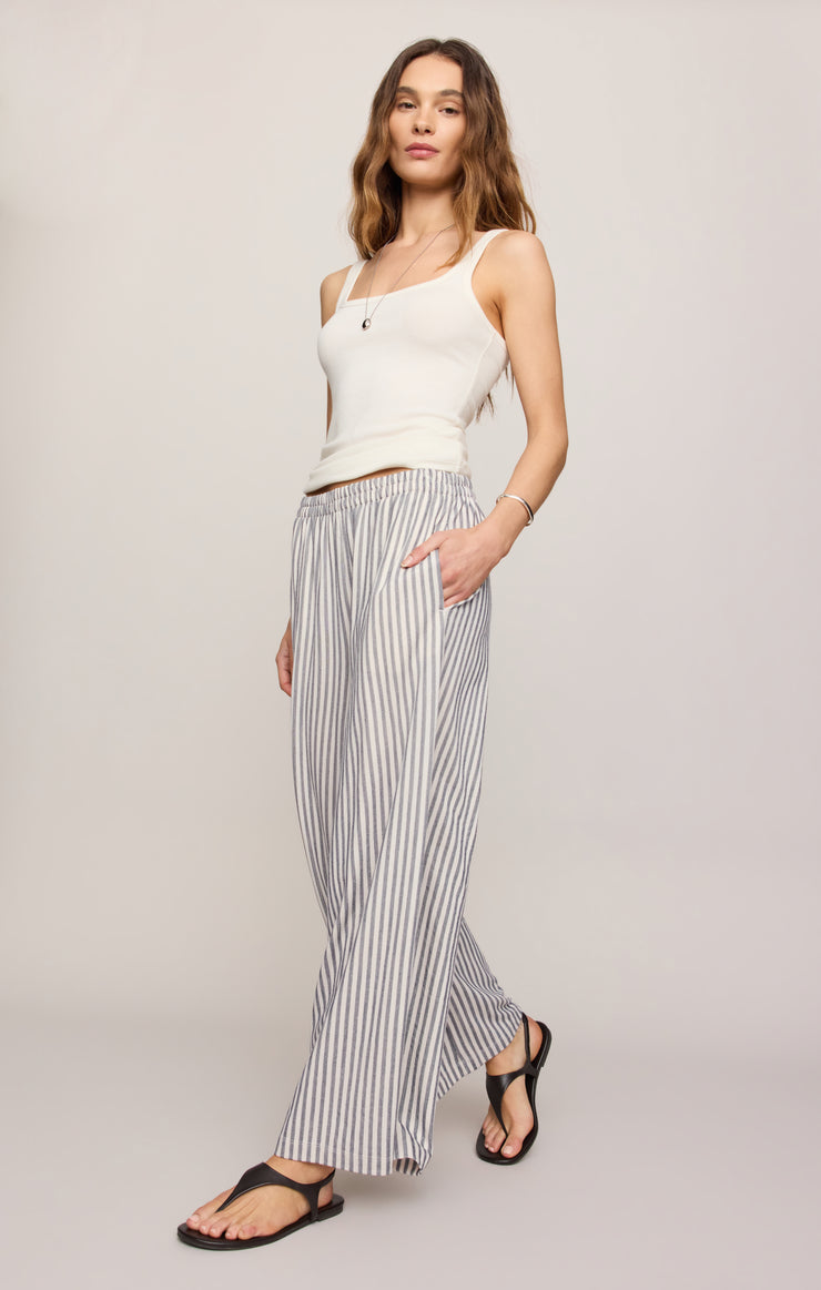 Z Supply • Scout Knit Striped Pants - Eclipse