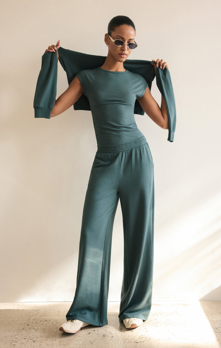 Z Supply • In Transit Modal Pants - Emerald Cove