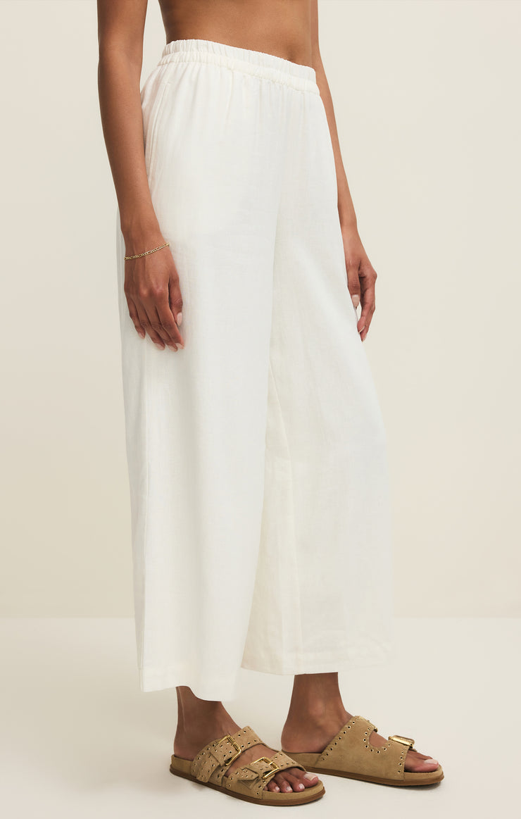 Z Supply • Scout Linen Pants - White