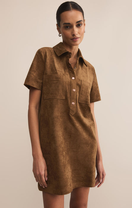 Z Supply • Kellie Suede Mini Dress - Coconut